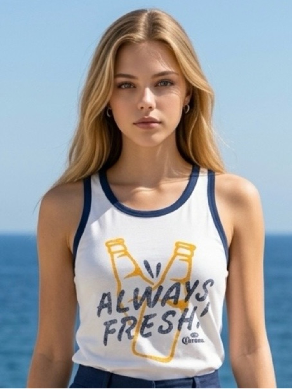 $10 Add-on | Corona Beer Tank Top